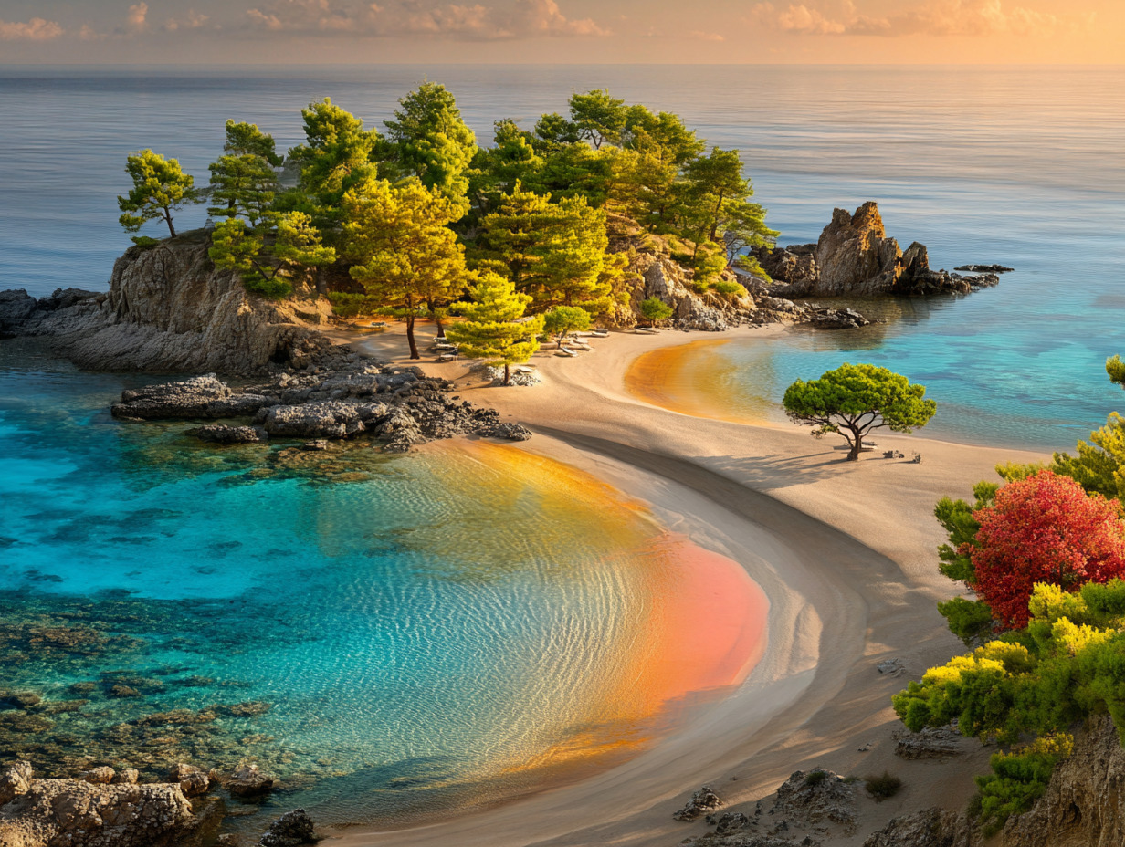 Peaceful Coves in Greece
