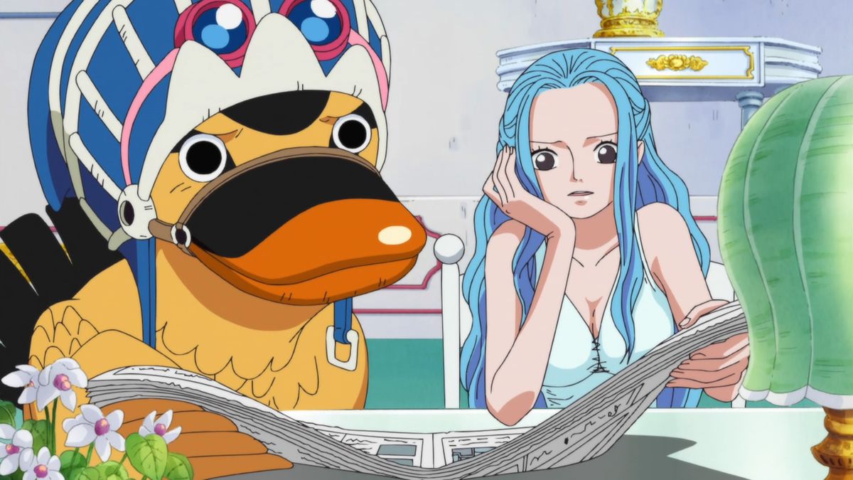 one piece Nefeltari・D・Vivi and duck